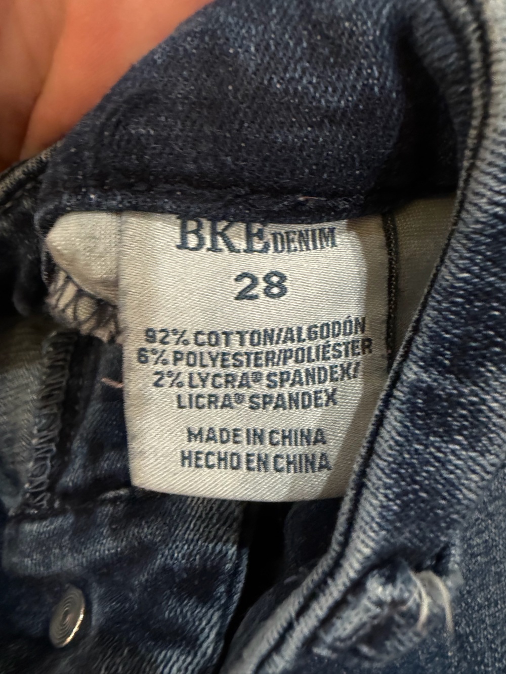 BKE ‘Payton’ Mid-Rise Ankle Skinny Jeans Size 28 - Picture 3 of 12